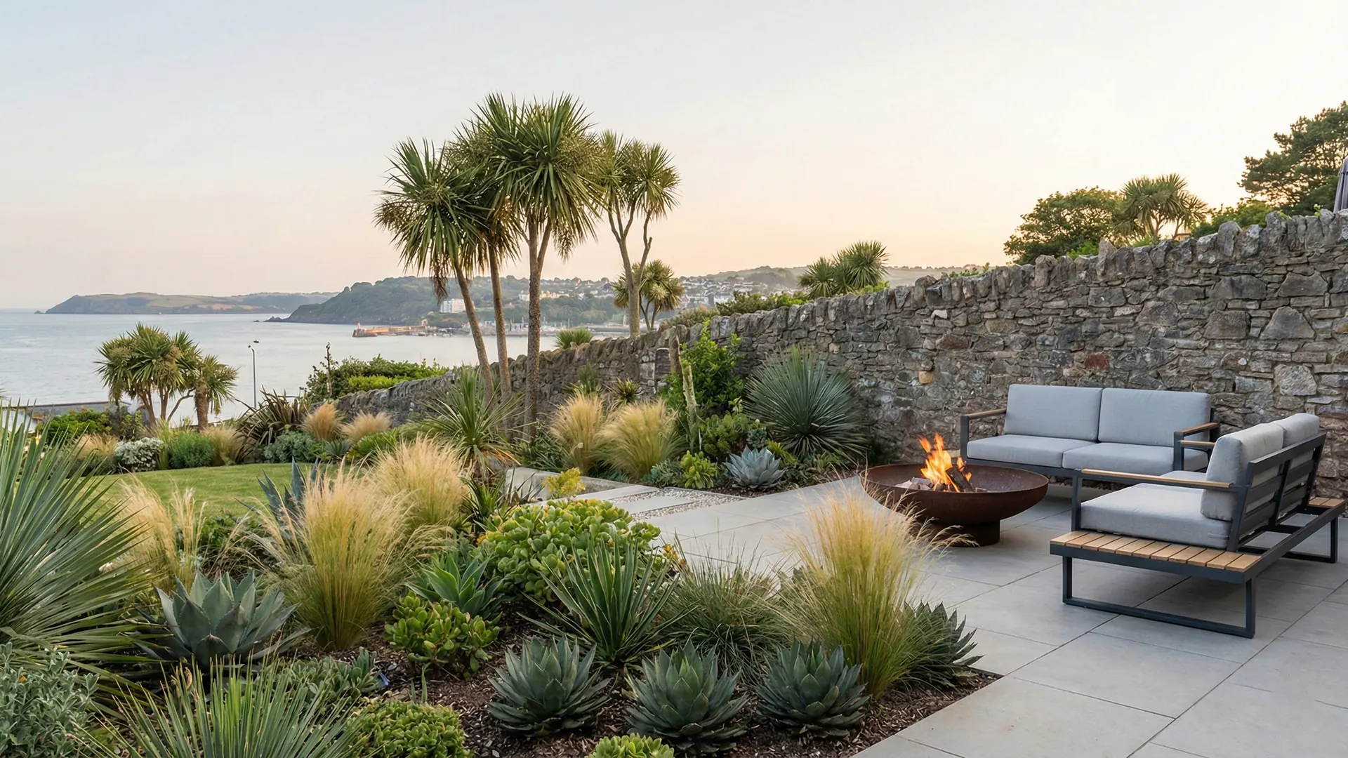 Modern garden design in Torquay